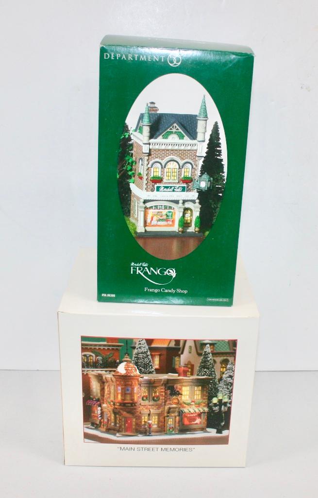 Department 56 Lot of 2 - Frango Candy Shop & Main (1 of 5)
