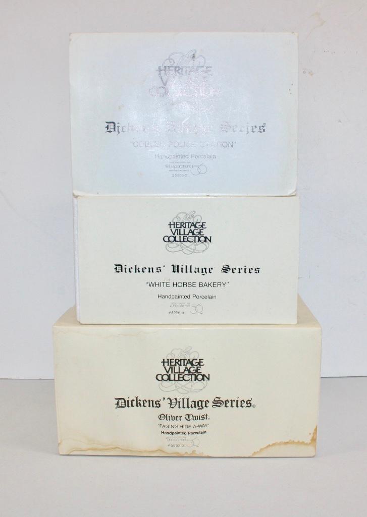Dept 56 Dickens Village Lot of 3 - Fagin's Hide-A-Way, (1 of 7)