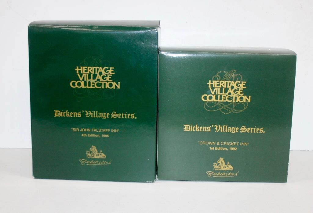 Department 56 Heritage Village Lot of 2 - Crown & (1 of 3)