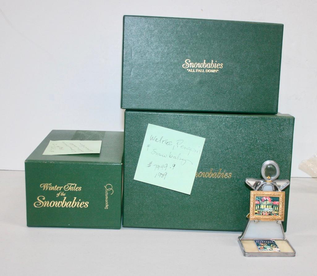 Department 56 Lot of Snowbabies and Guardian Angel (1 of 10)