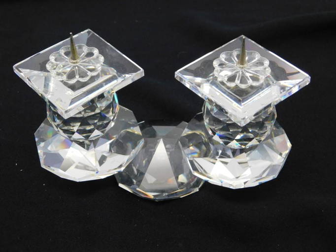 Swarovski Crystal double Candle Holder Dec 07, 2021 Denotter
