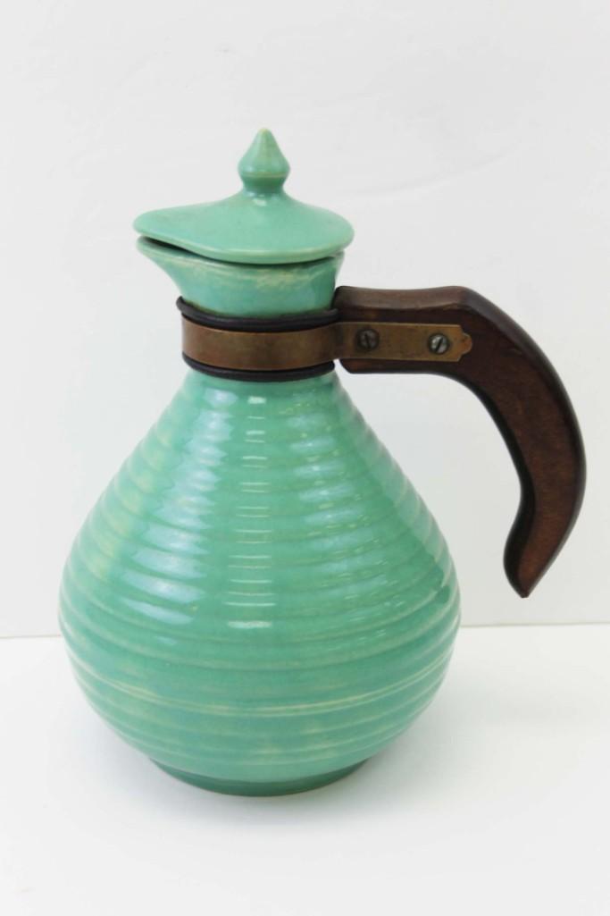 Two-Piece Bauer Ringware Coffee Server  With (1 of 4)