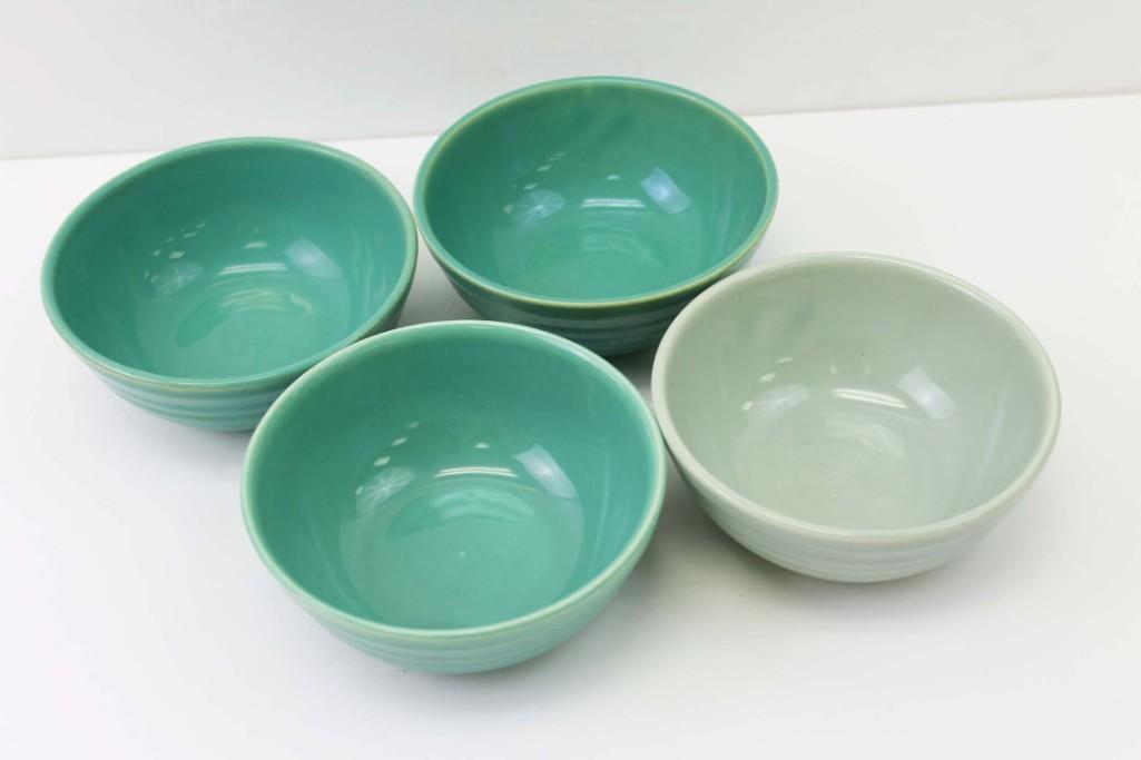 Bauer Pottery Ringware Cereal Bowls (1 of 4)