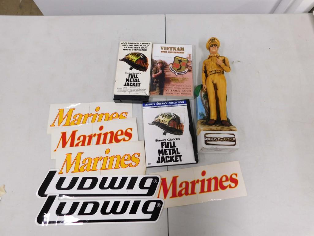 Misc Lot incl Douglas MacArthur Liquor Decanter , (1 of 4)