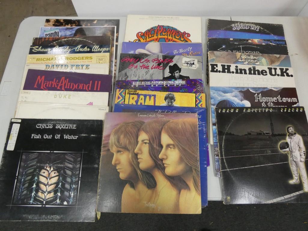 Lot of Vinyl LP Records incl Chris Squire , Mark Almond (1 of 4)