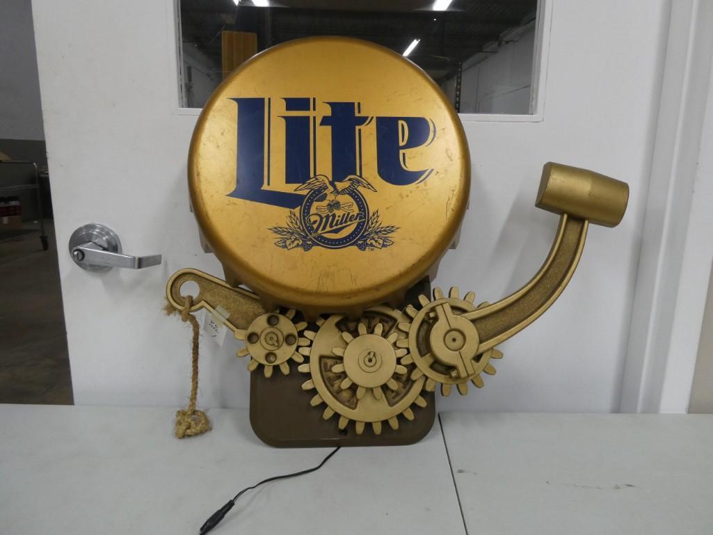 Miller Lite Beer Advertising Sign (1 of 4)