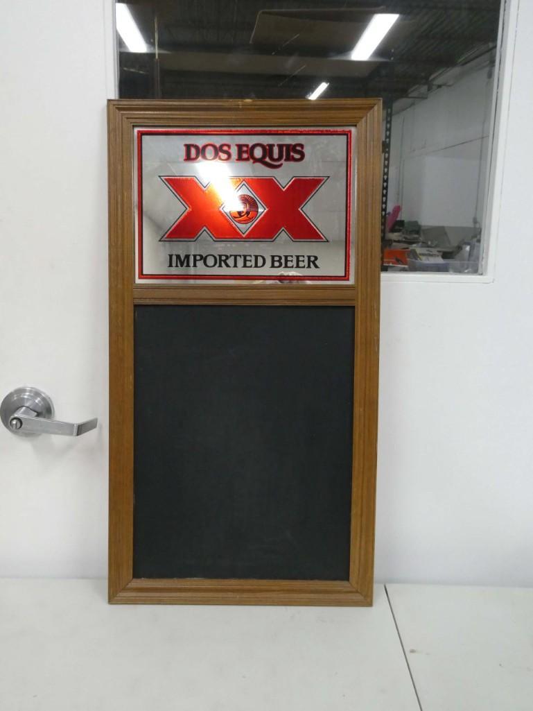 Dos Equis XX Beer Advertising Mirror Sign Chalkboard (1 of 4)