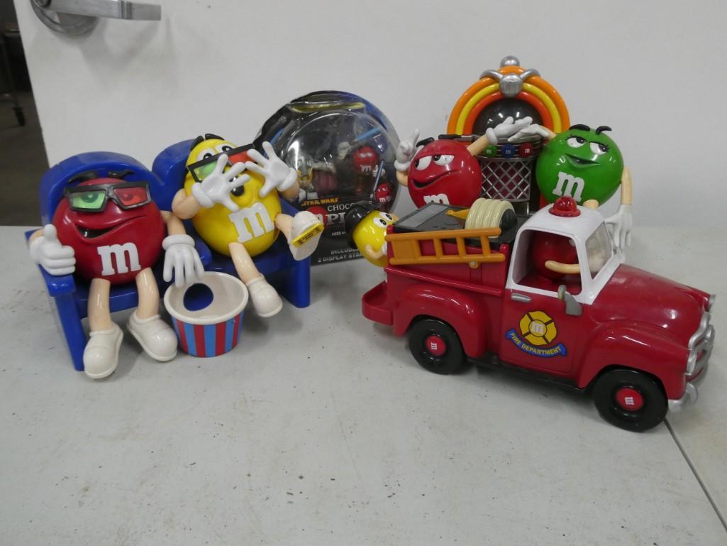 M&Ms Lot incl Truck , Jukebox M&Ms Dispenser, M&Ms Star (1 of 4)