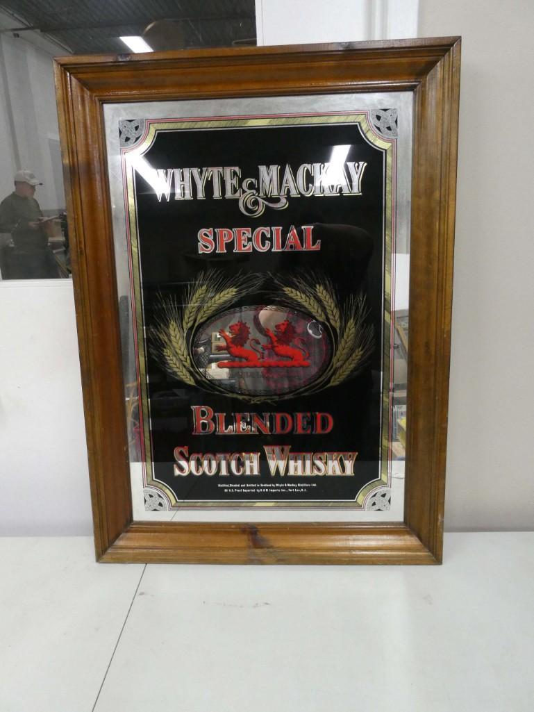 Whyte & Mackay Whisky Advertising Mirror Framed (1 of 4)