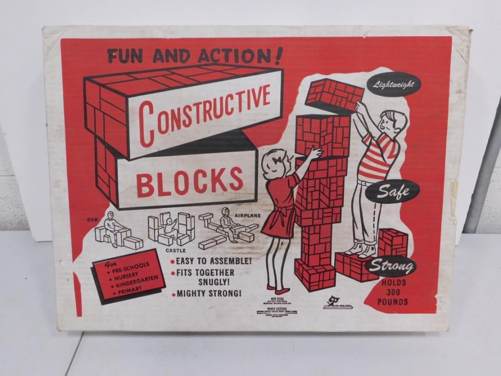 Vintage Cardboard Brick Building Blocks (1 of 5)