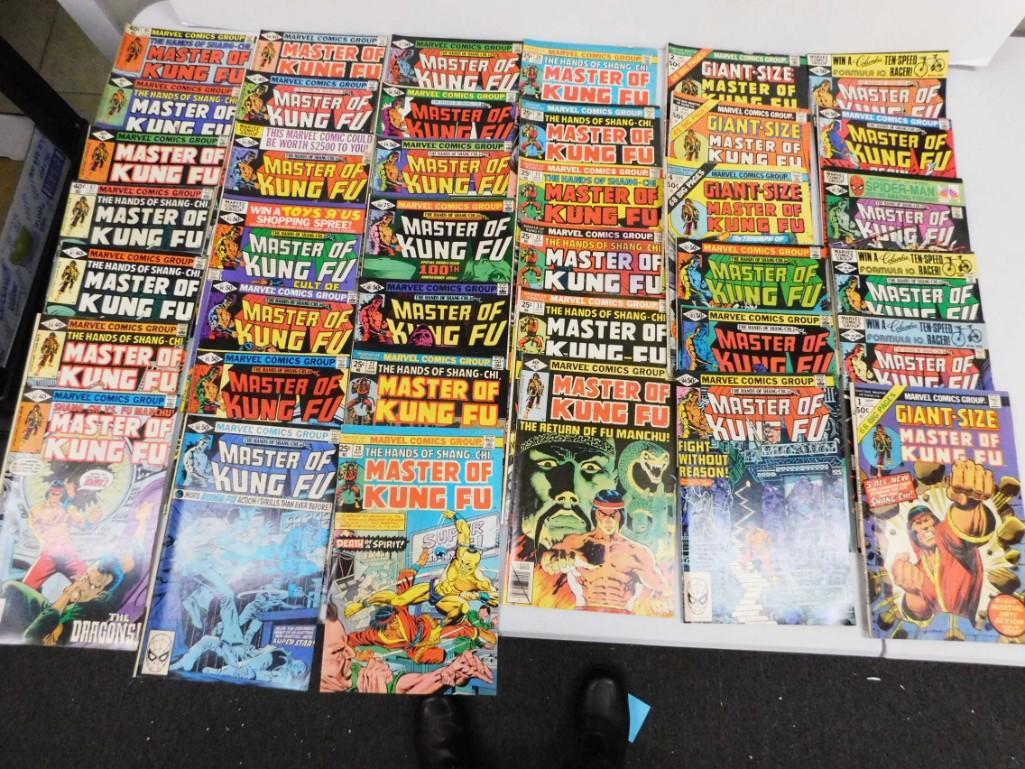 Vintage Marvel Kung Fu Master Comic Books Mostly (1 of 5)