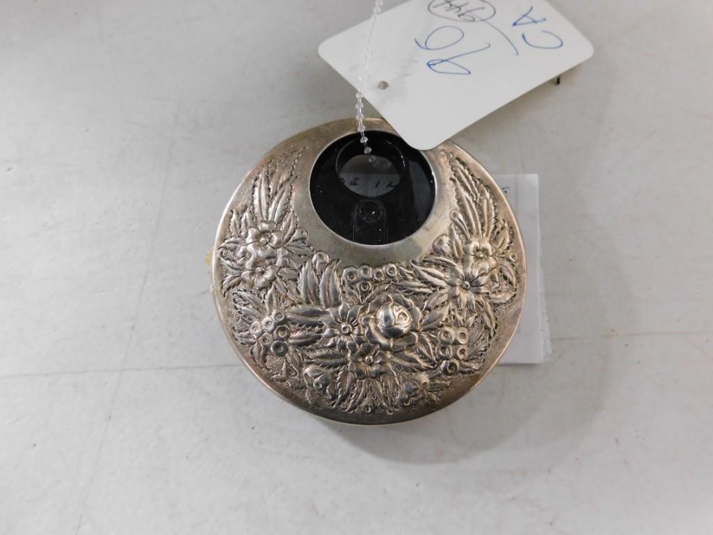 Kirk Stieff Sterling Silver Perfume Atomizer Floral (1 of 3)