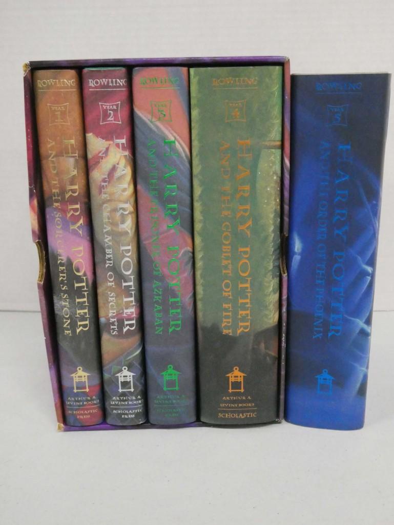 5 Harry Potter Books 1st American Edition (1 of 3)