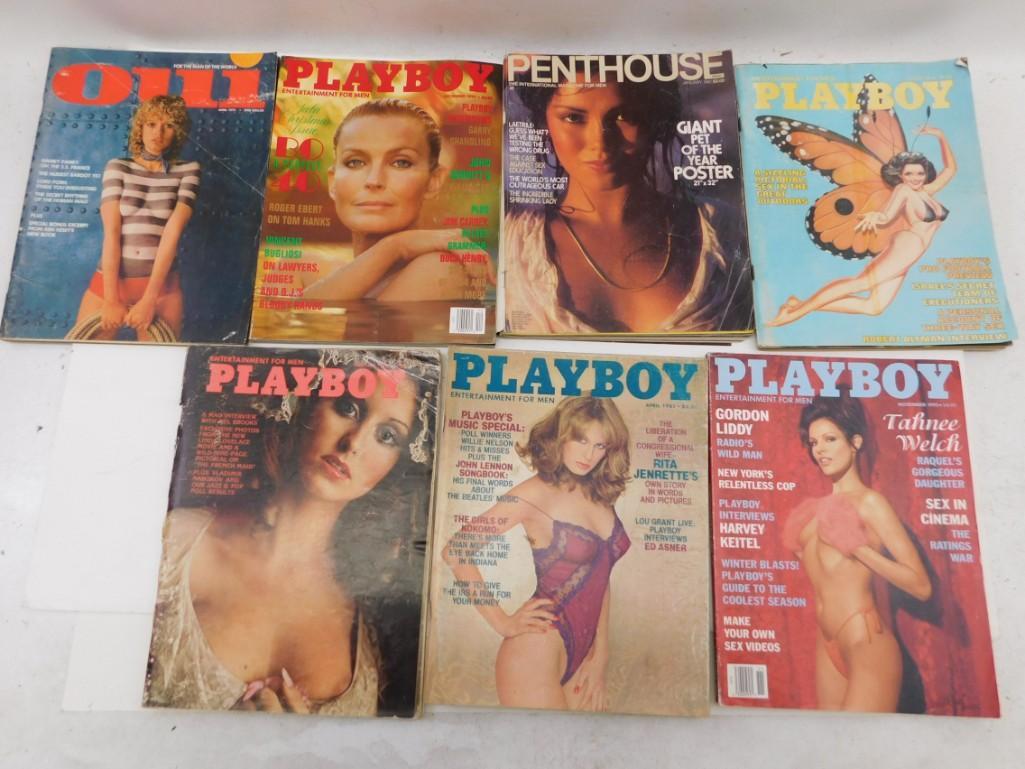 Lot of 7 Assorted Adult Magazines (1 of 4)