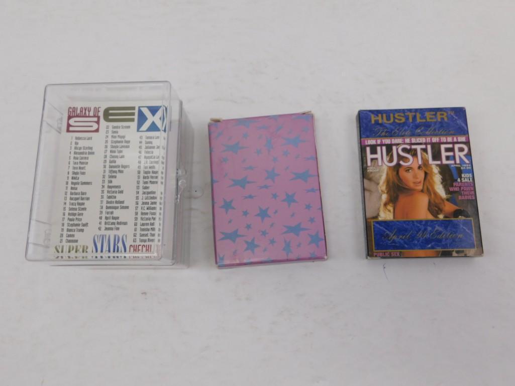 3 Sets of Adult Trading Cards including Galaxy of Sex (1 of 7)