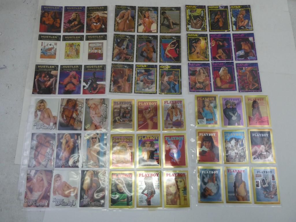 Lot of Hustler and Playboy Adult Trading Cards (1 of 9)