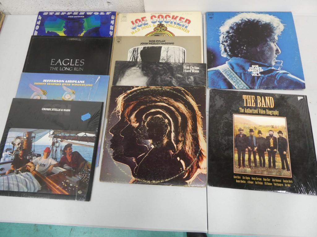 9 Vinyl LP Records and 1 Laserdisc .  Records incl (1 of 6)
