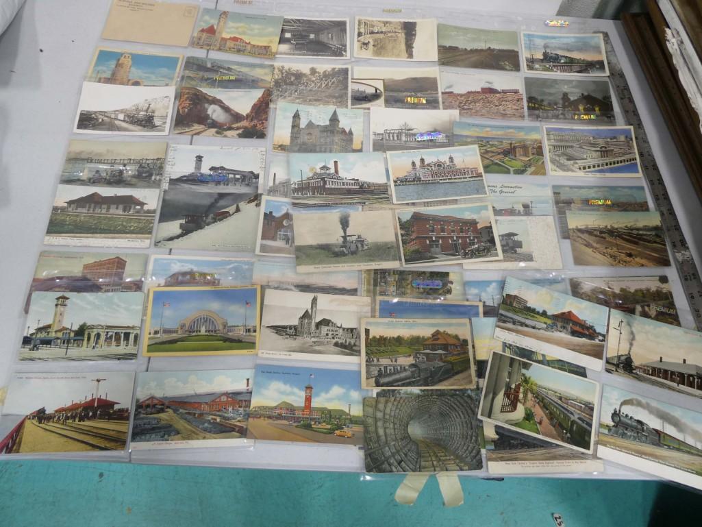 Vintage and Antique Postcards with Trains and Train (1 of 7)