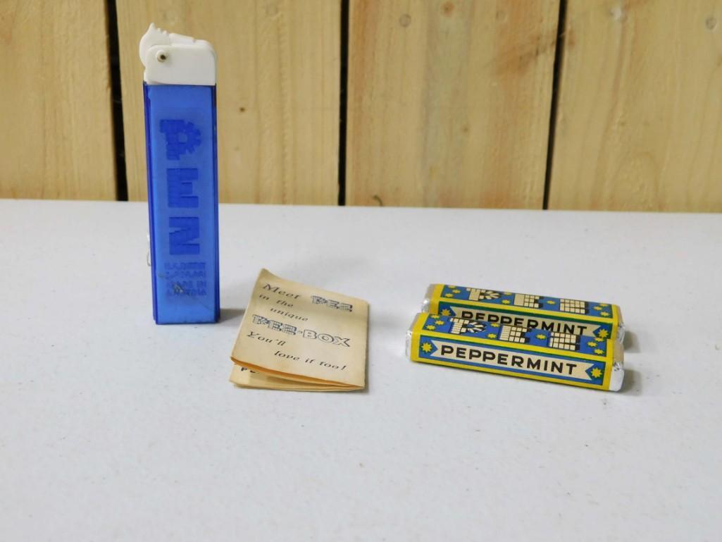 1950s Pez Dispenser with Instructions and Candy (1 of 7)