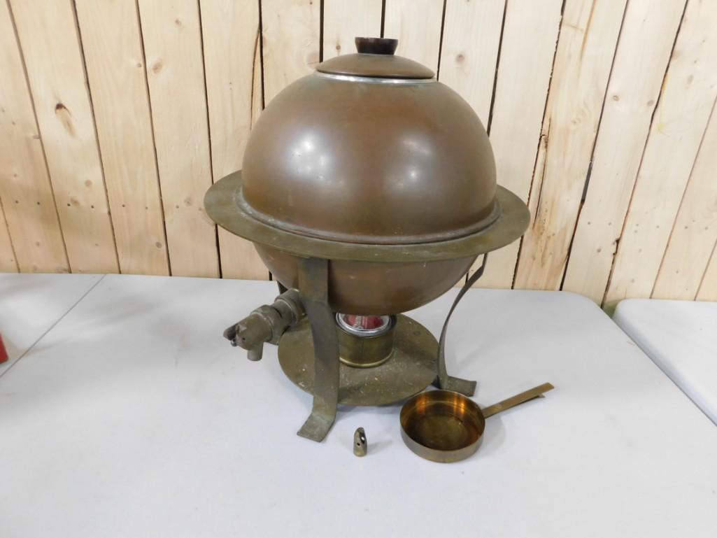 Vintage Copper and Brass Hot Beverage Dispenser (1 of 6)