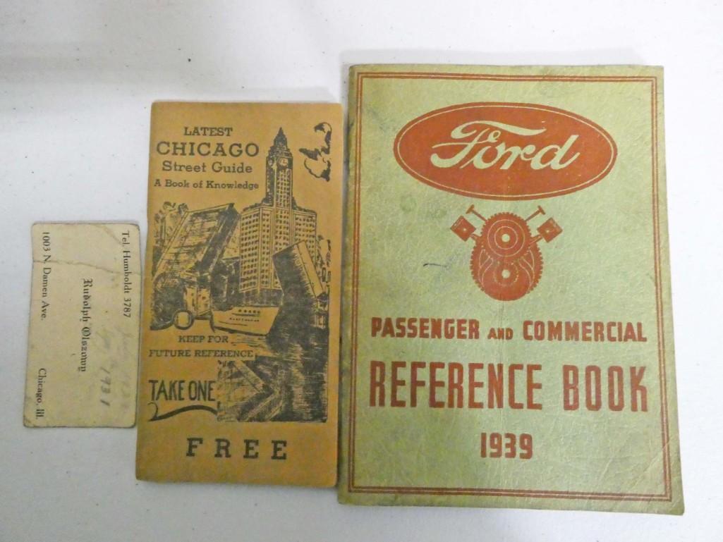 1939 Ford Passenger and Commercial Reference Book and a (1 of 7)