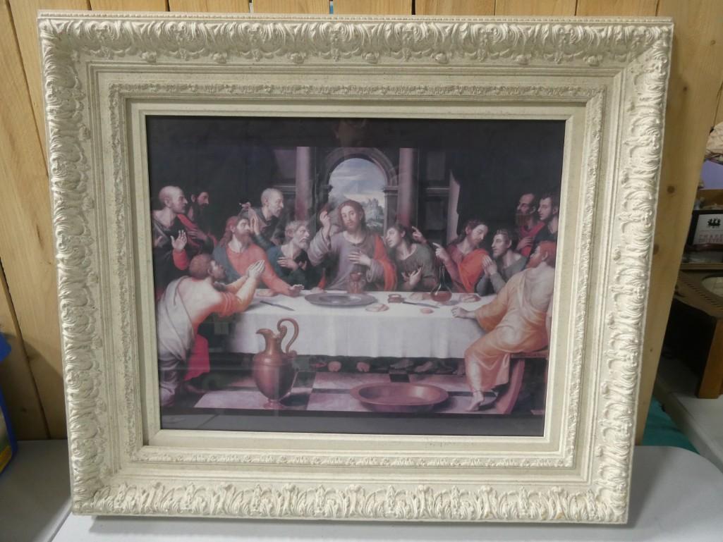 Framed Print of the Last Supper (1 of 3)