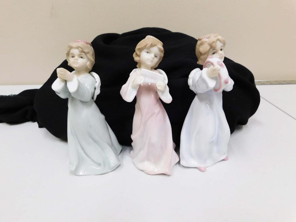3 Formalities by Baum Bros Angel Figurines (1 of 2)