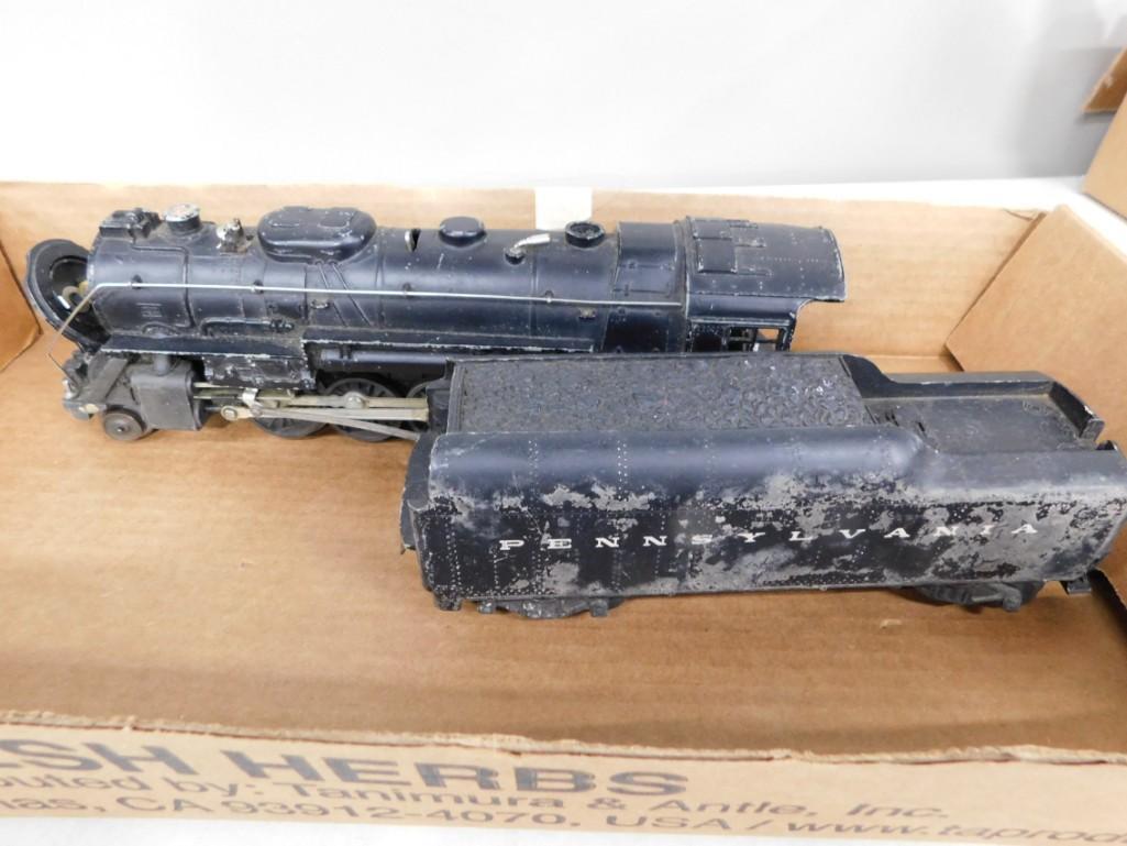 Lionel 736 Model Train Locomotive and Coal Car: Lionel 736 Model Train Locomotive and Coal Car Condition: Locomotive front is detached . please see all pictures