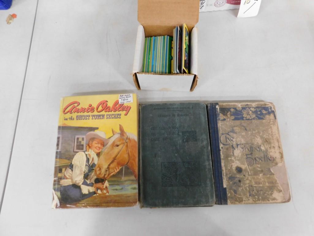 Vintage Books incl Annie Oakley , The Natural Speller , (1 of 1)