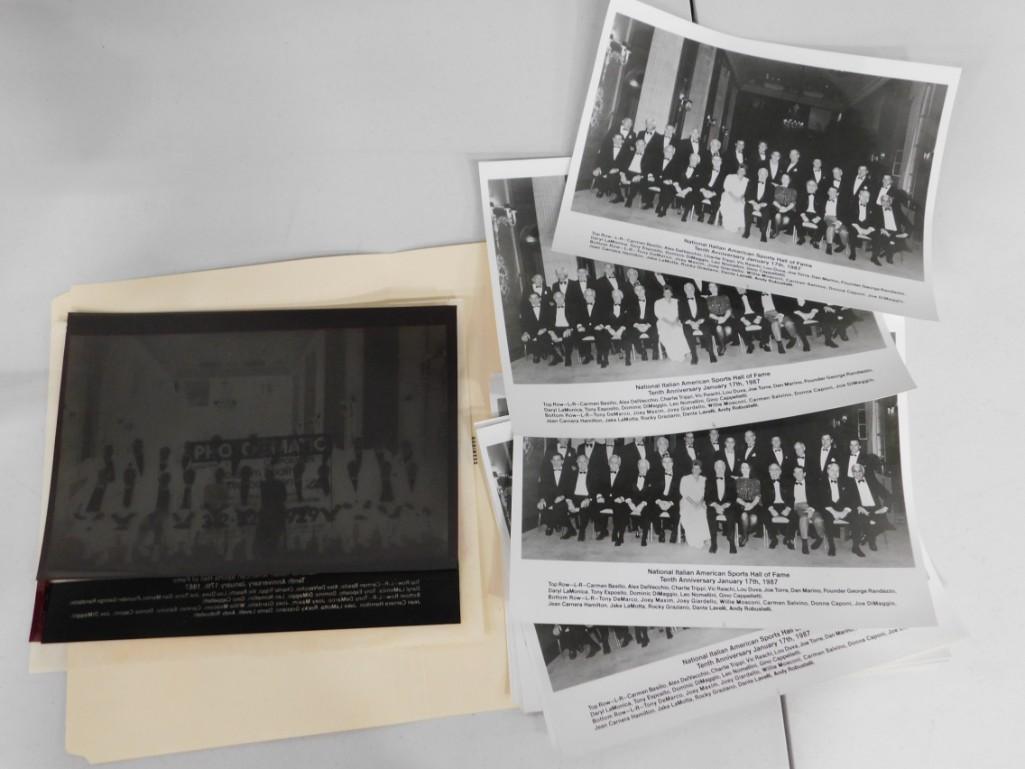 Photos and Negatives of Italians incl Joe DiMaggio , (1 of 4)