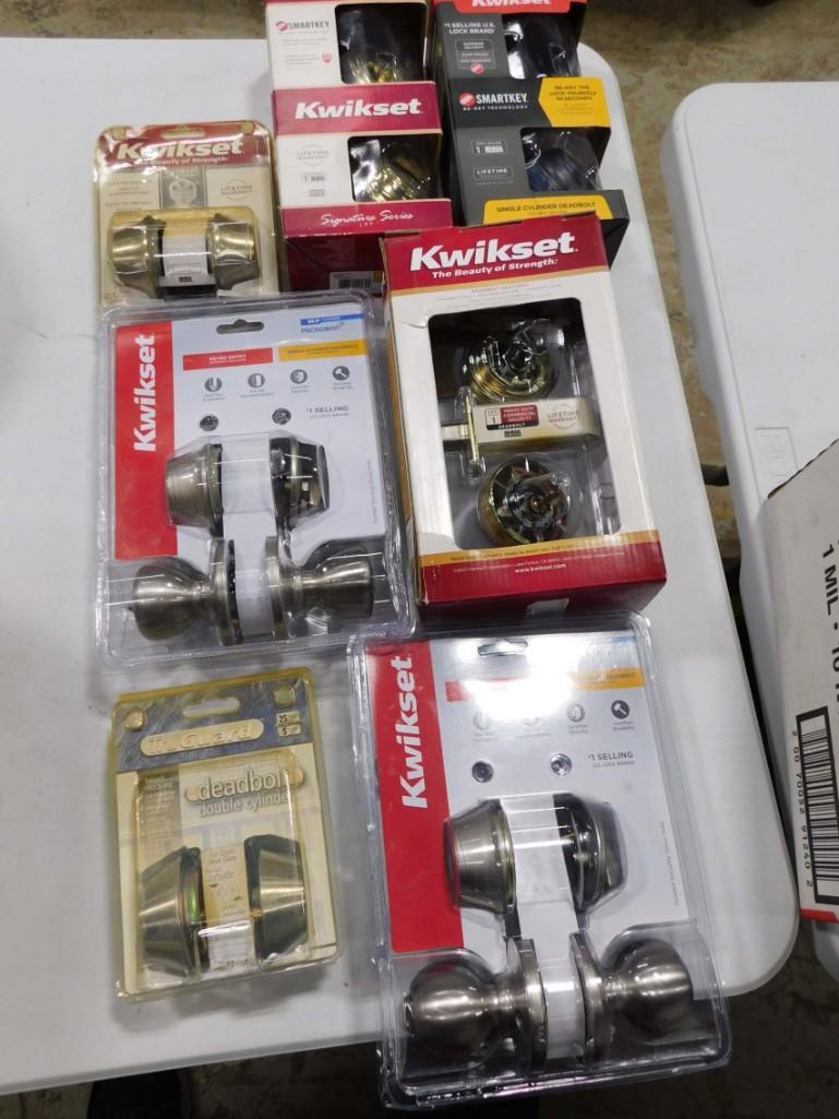 Lot of New in Package Kwikset Deadbolt Locks and (1 of 3)