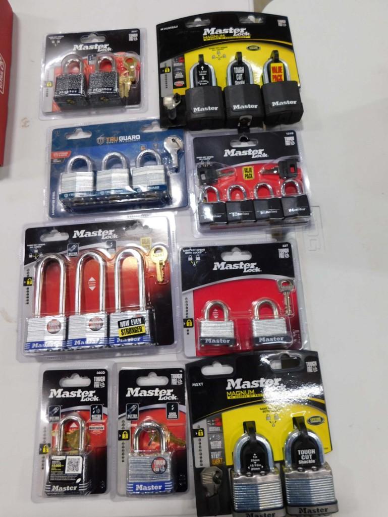 New in Package Padlocks incl Master Lock and Tru Guard (1 of 3)