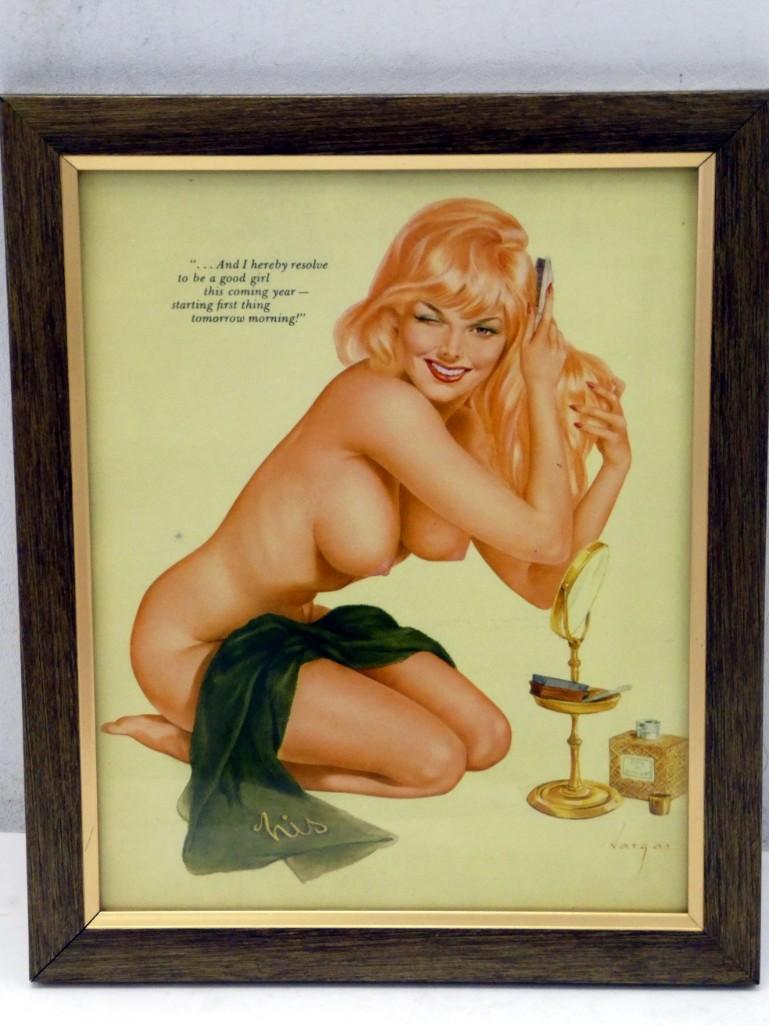 Framed Alberto Vargas Adult Print (1 of 4)