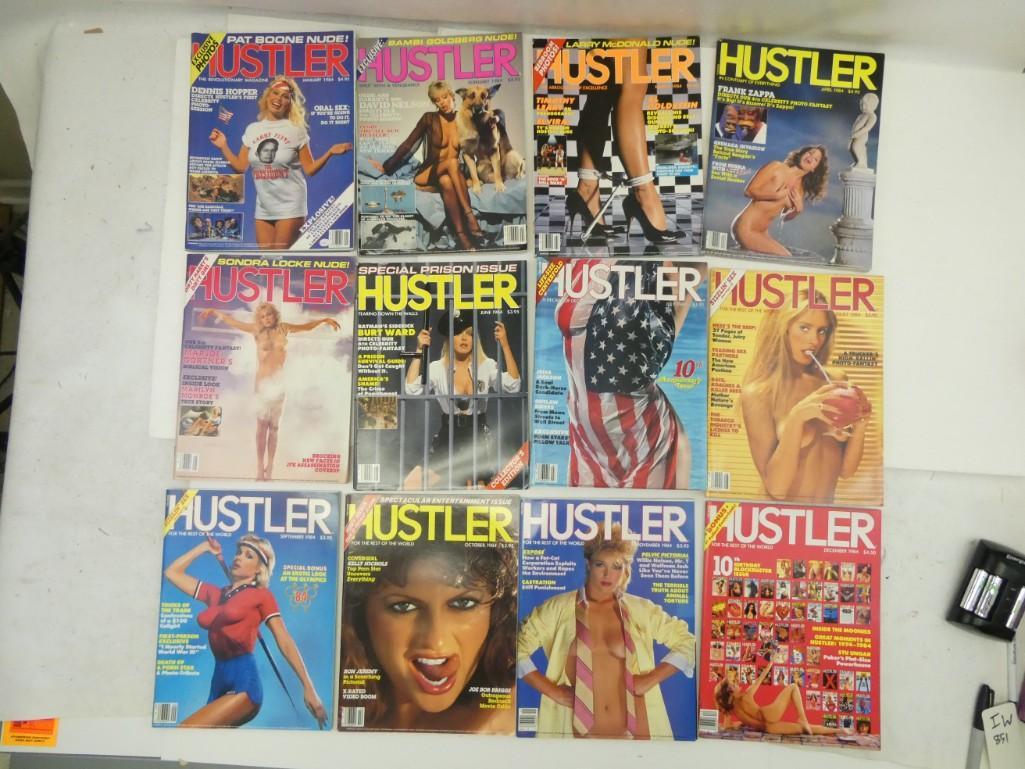 1984 Hustler Magazine Complete 12 Issues (1 of 3)