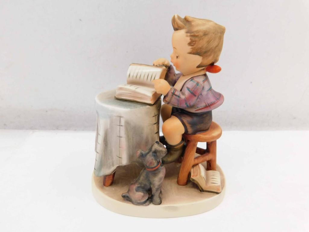 1955 Goebel Hummel Little Bookkeeper 306 25 Signed: Vintage 1955 Goebel Hummel Little Bookkeeper 306 25 Signed Figurine