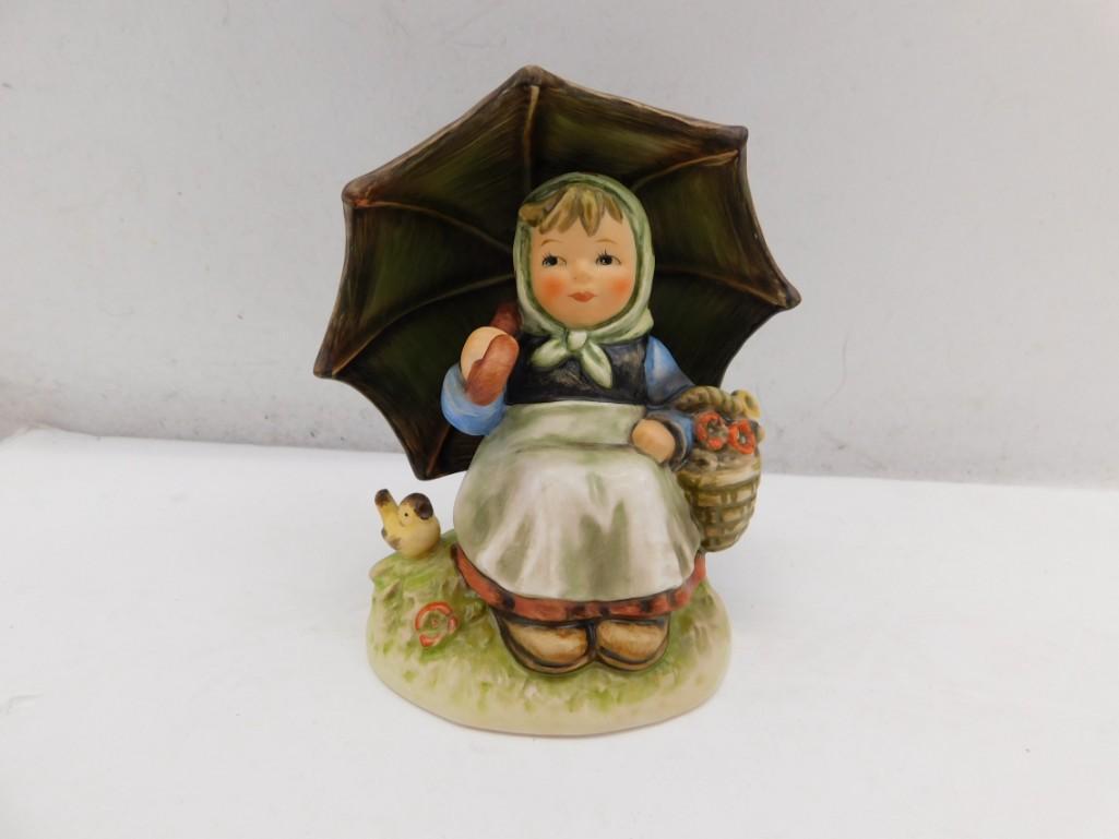 1983 Goebel Hummel Smiling Through Umbrella Girl (1 of 5)