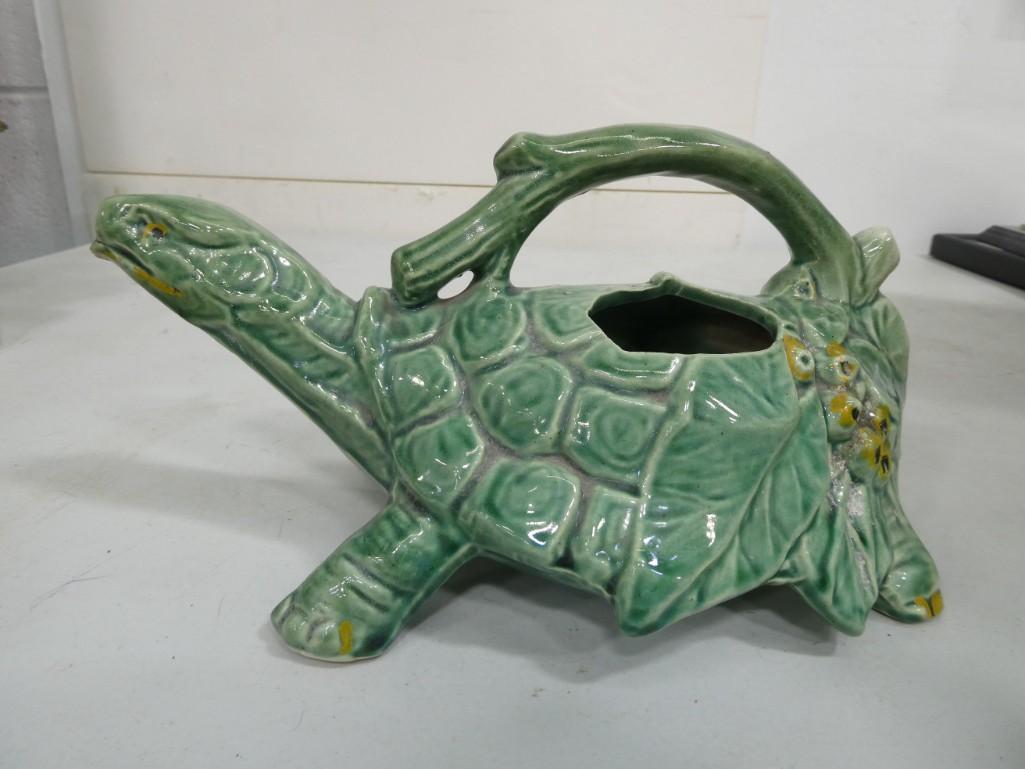 Vintage McCoy Turtle Teapot or Watering Can (1 of 2)