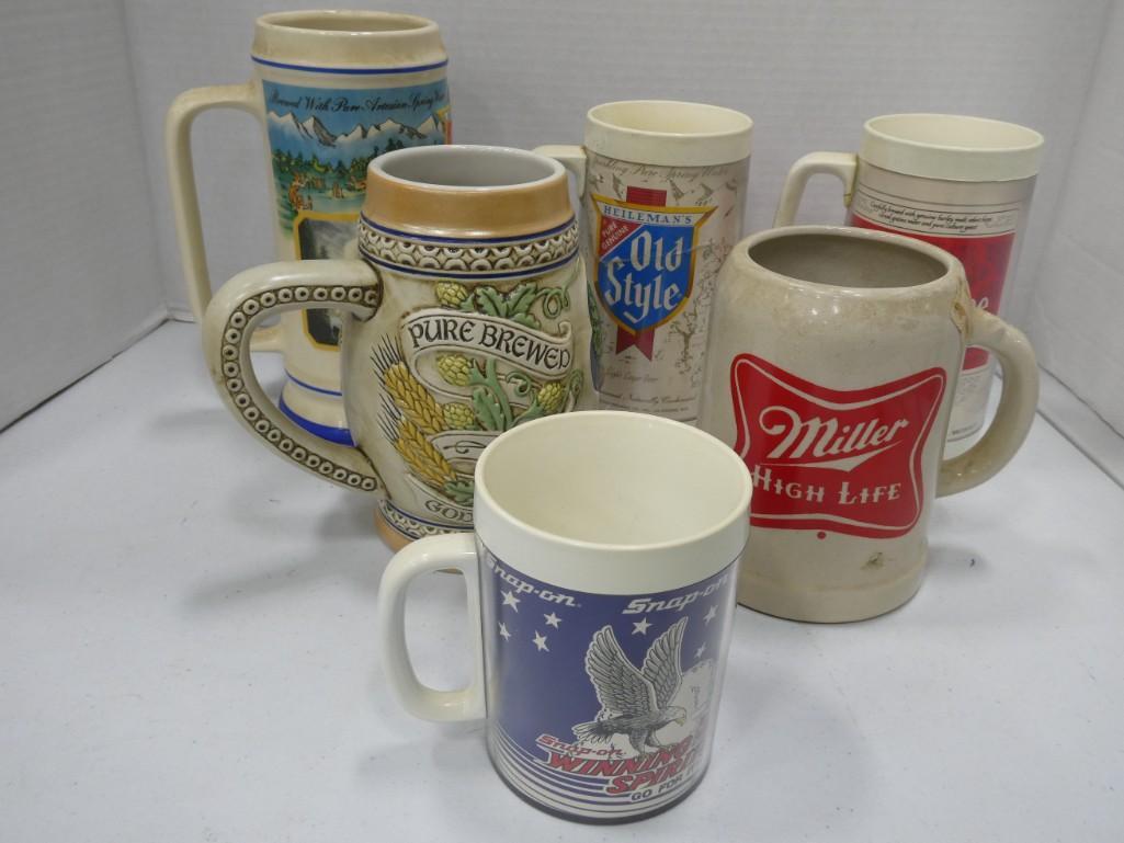 6 Beer Steins or Mugs (1 of 1)