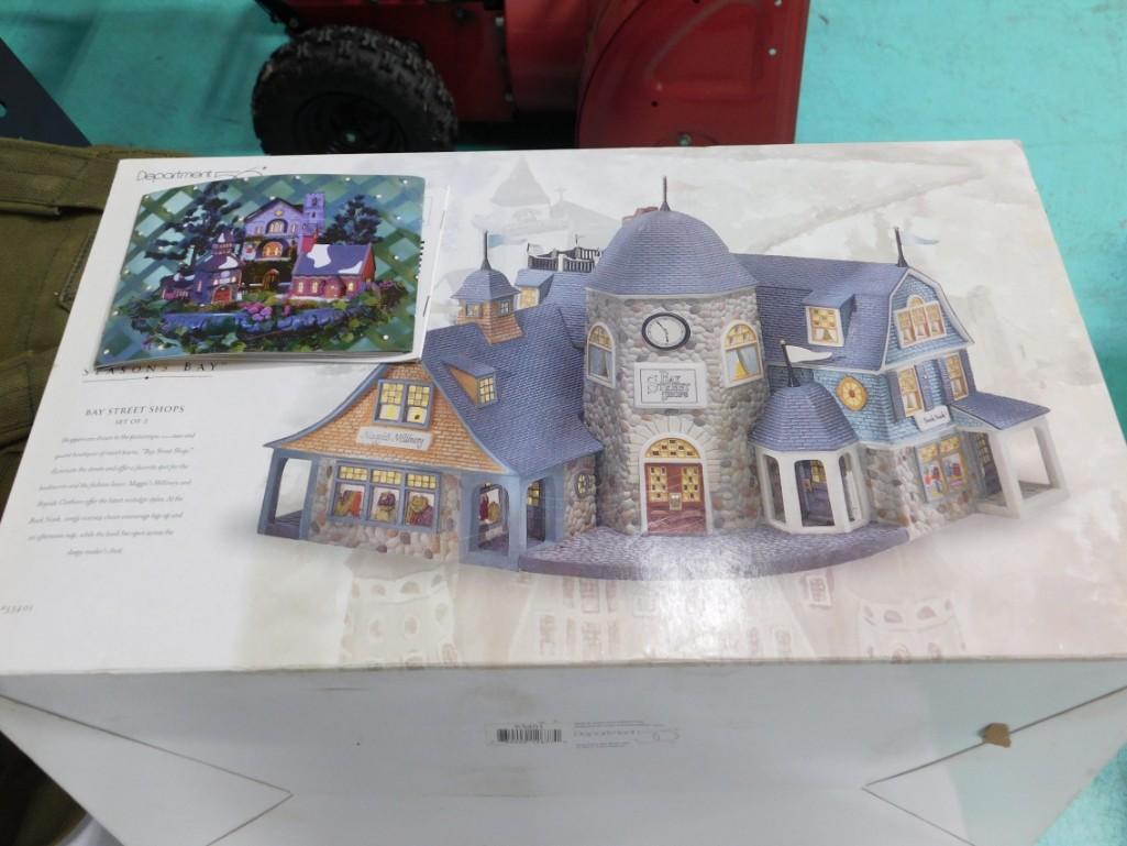 Dept 56 Seasons Bay Street Shops Set of 2 (1 of 3)