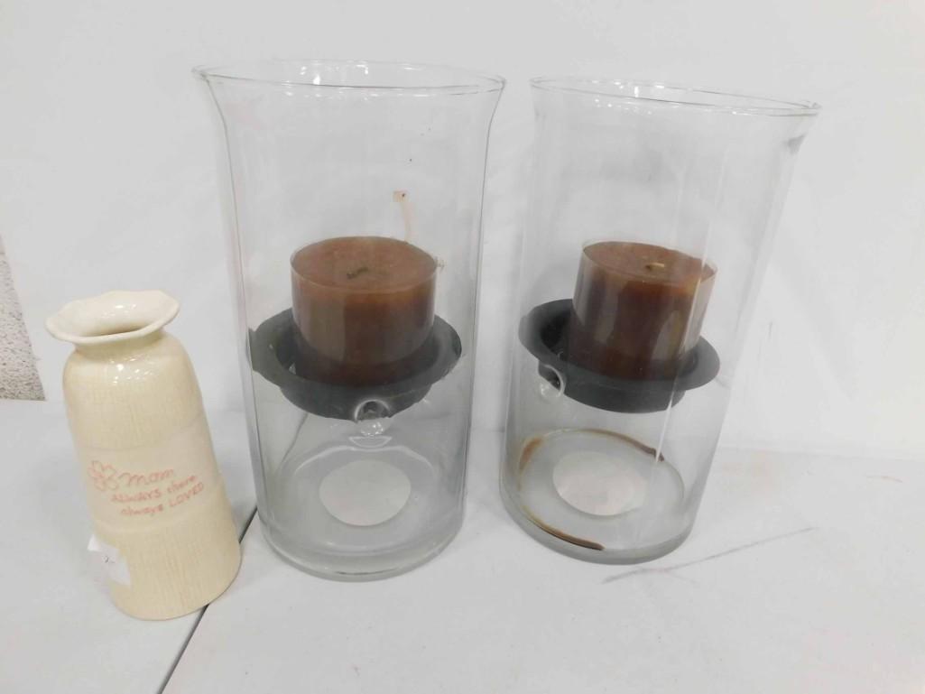 Home Decor Lot incl 2 Candle Holders: Home Decor Lot incl 2 Candle Holders