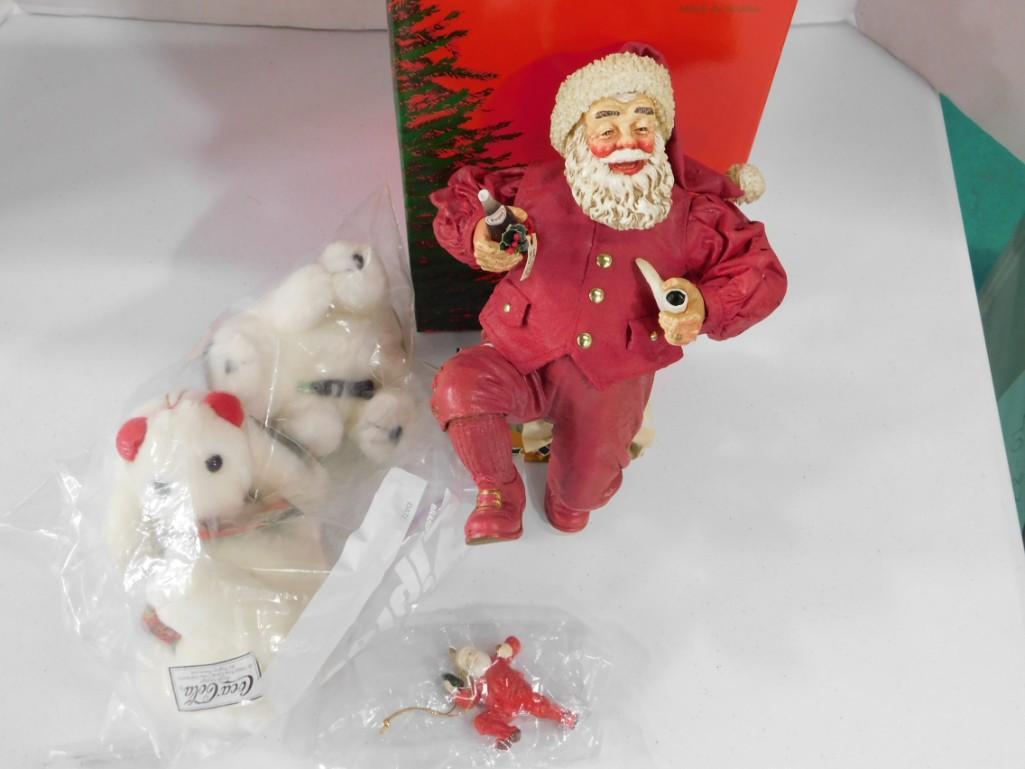 Possible Dreams Santa with Pepsi Bottle and Coca Cola (1 of 3)