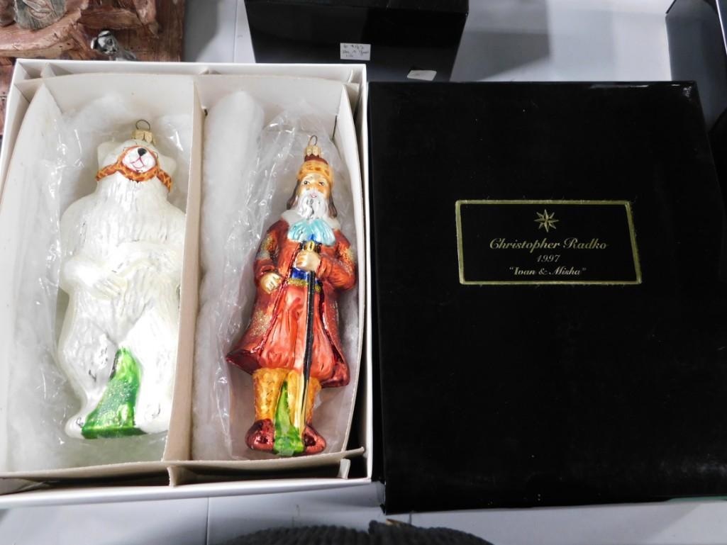 Christopher Radko Ivan and Misha Christmas Ornaments (1 of 5)