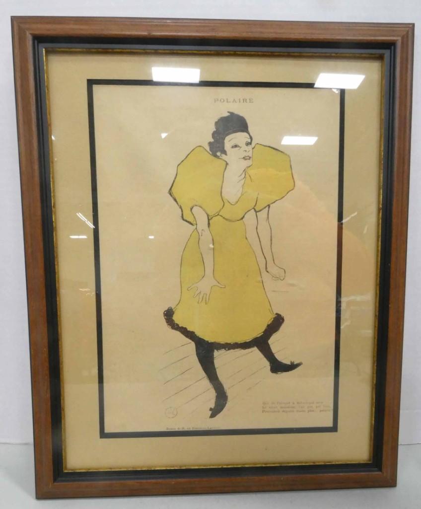 Henri de Toulouse Lautrec " Polaire from La Rire " (1 of 4)