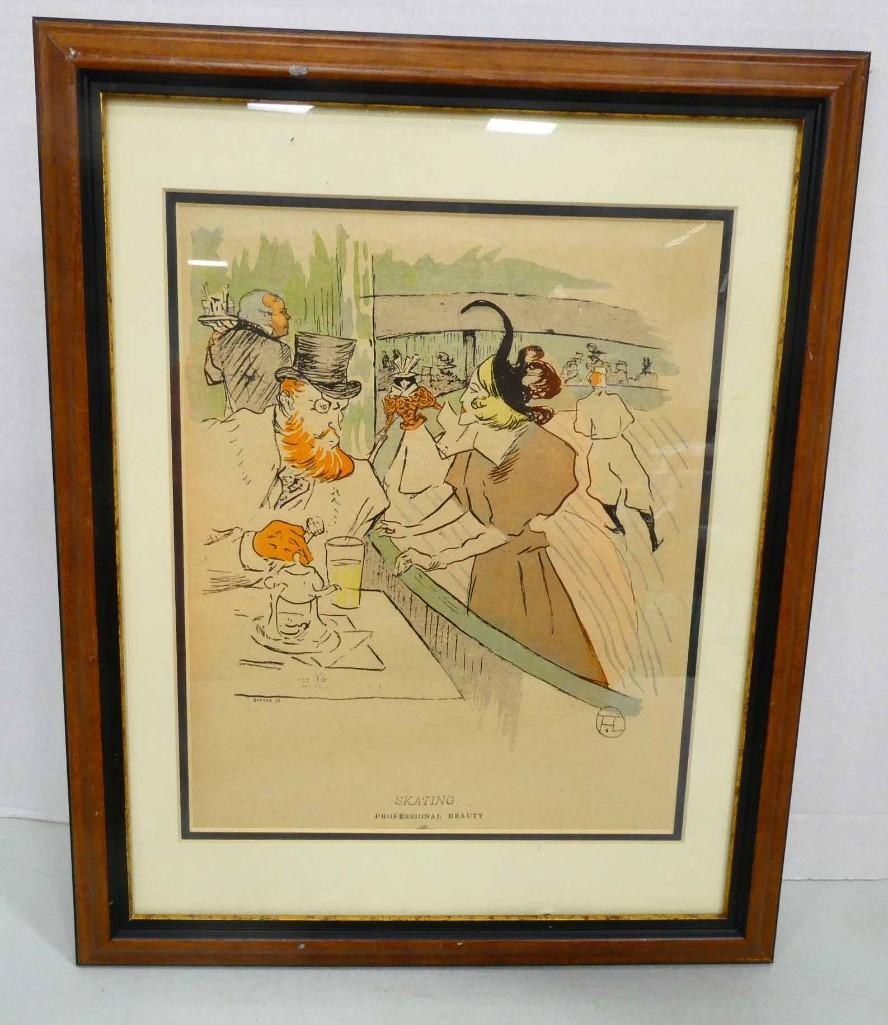 Henri de Toulouse Lautrec " In the Skating Professional (1 of 3)