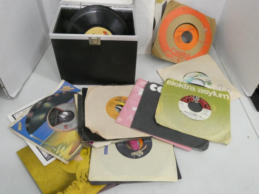 Lot of 45 RPM Vinyl Records incl Manfred Mann's Earth (1 of 11)