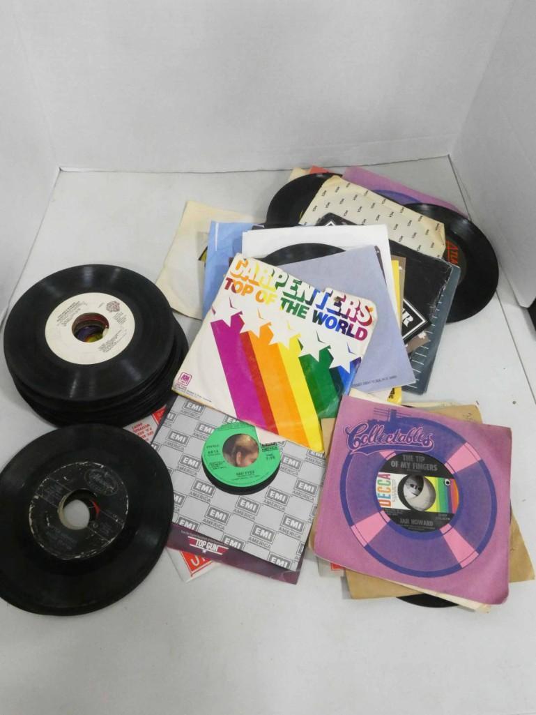 Lot of 45 RPM Vinyl Records incl Ray Price , Clyde (1 of 10)