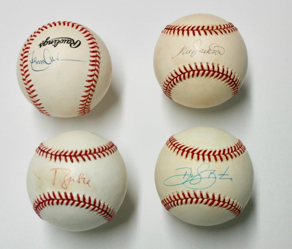 Lot of Baseballs Signed By Former Cubs - McRae, Smith, (1 of 6)