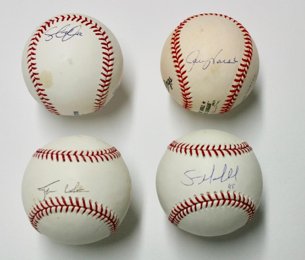 Lot of 4 Baseballs Signed By Former Cubs - Varsho, (1 of 6)