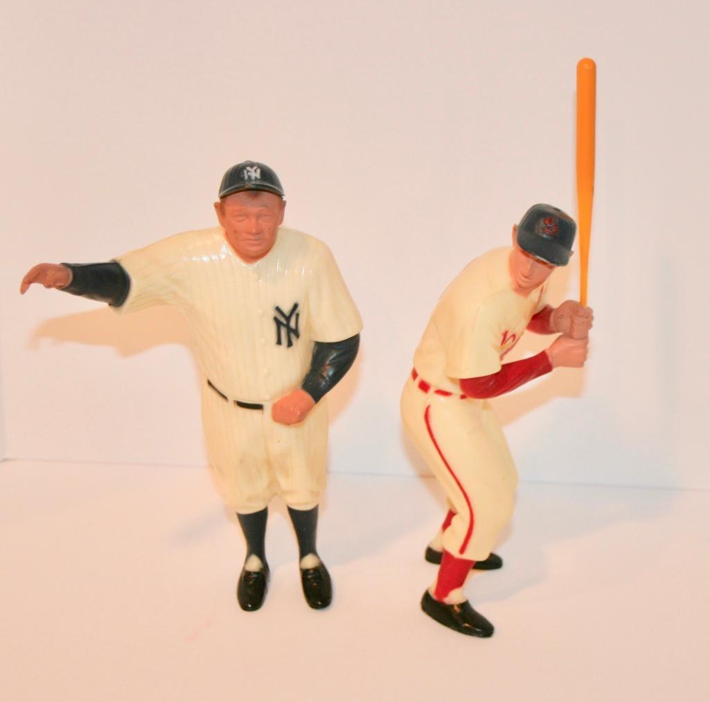 1960's Babe Ruth and Stan Musial Original Hartland: Babe Ruth and Stan Musial Original Hartland Figures Both are original Hartland figures from the early 1960's. Babe Ruth does not have his bat. The Musial bat is not an original.