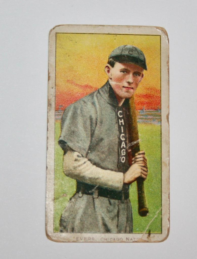 T206 Johnny Evers Piedmont 350-460 With Chicago On (1 of 2)